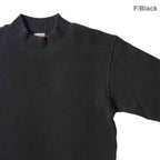 Healthknit ヘルスニット 長袖 Tシャツ "スーパーヘビーワッフル モックネック長袖" 52002