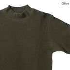 Healthknit ヘルスニット 長袖 Tシャツ "スーパーヘビーワッフル モックネック長袖" 52002