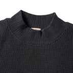 Healthknit ヘルスニット 長袖 Tシャツ "スーパーヘビーワッフル モックネック長袖" 52002