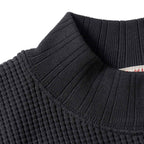 Healthknit ヘルスニット 長袖 Tシャツ "スーパーヘビーワッフル モックネック長袖" 52002