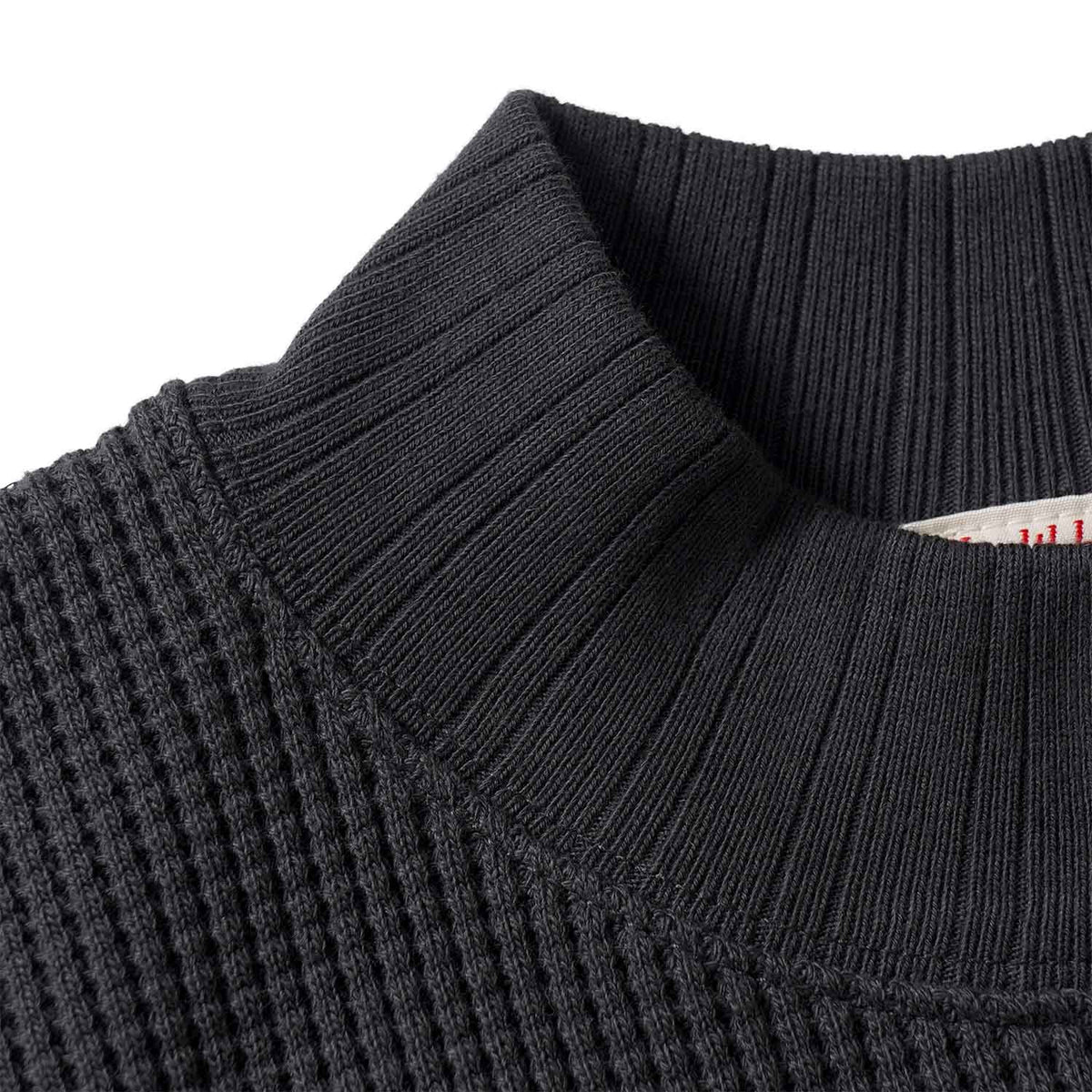 Healthknit ヘルスニット 長袖 Tシャツ "スーパーヘビーワッフル モックネック長袖" 52002
