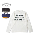 WAREHOUSE ウエアハウス 長袖 Tシャツ Lot 5906 "NICKLES" 5906-NICKLES(26AW)