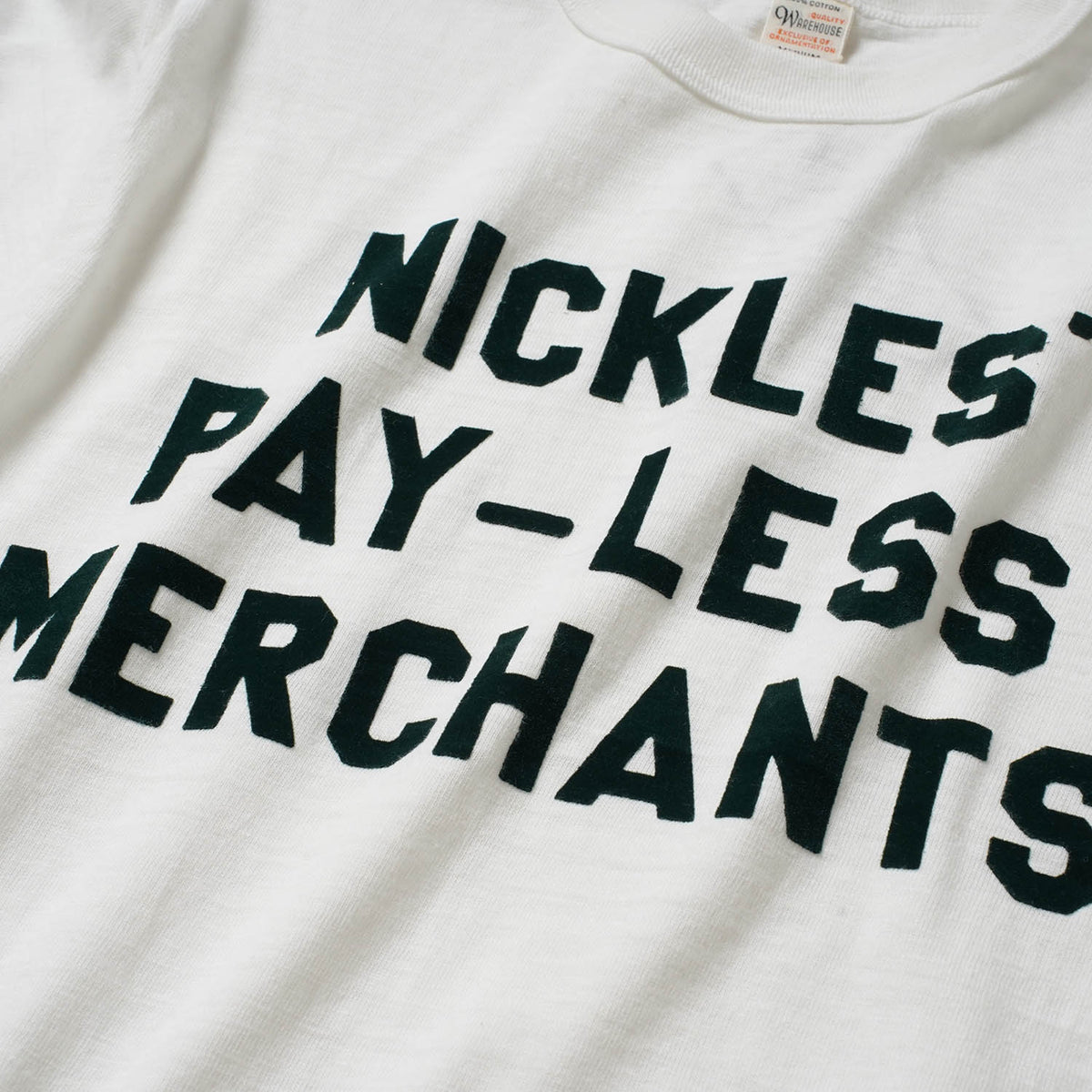 WAREHOUSE ウエアハウス 長袖 Tシャツ Lot 5906 "NICKLES" 5906-NICKLES(26AW)