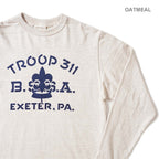 WAREHOUSE ウエアハウス 長袖 Tシャツ Lot 5906 "TROOP 311" 5906-TROOP(26AW)