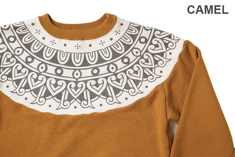 FULLCOUNT フルカウント スウェット トレーナー "Tribal Pattern Sweatshirts" 3764