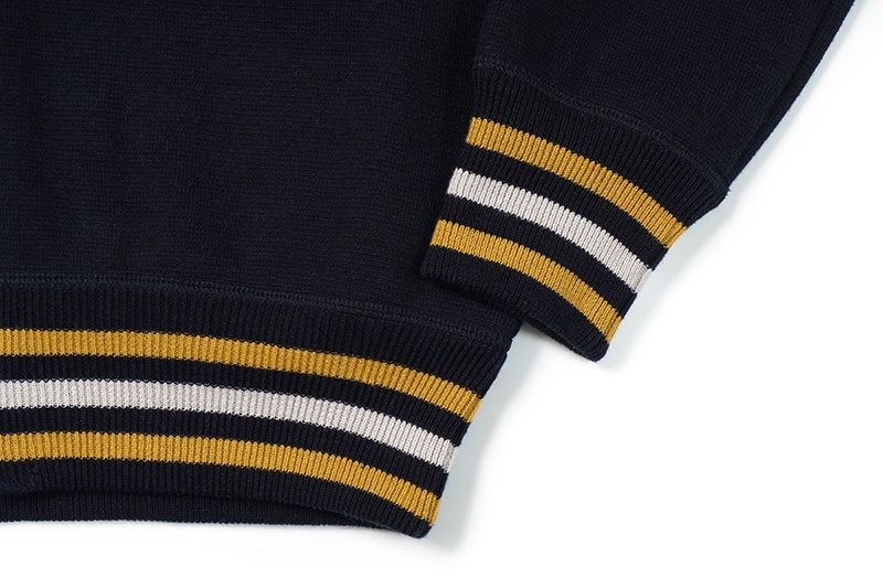 OLD CROW オールドクロウ ジャケット "FOUR CYL. RACING. - KNIT BLOUSON" OC-24-AW-09