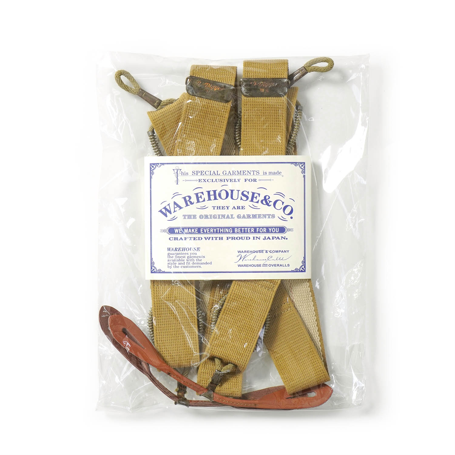 WAREHOUSE ウエアハウス サスペンダー “MEN'S SPRING SUSPENDERS” 6045