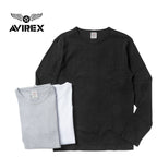 AVIREX アヴィレックス 長袖 Tシャツ "AVI LS DAILY TRECO CREW-NECK TEE" 783-4930019(6153481)