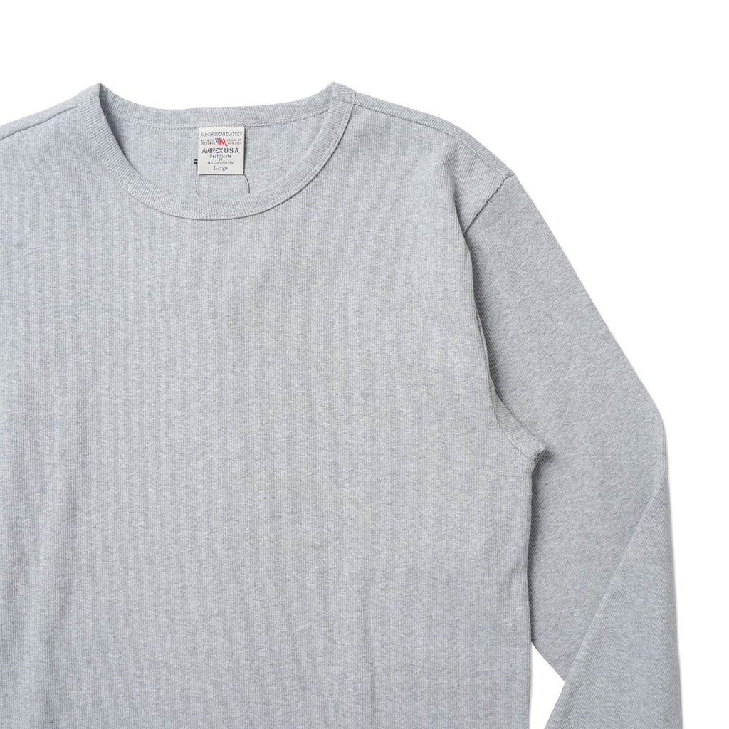 AVIREX アヴィレックス 長袖 Tシャツ "AVI LS DAILY TRECO CREW-NECK TEE" 783-4930019(6153481)