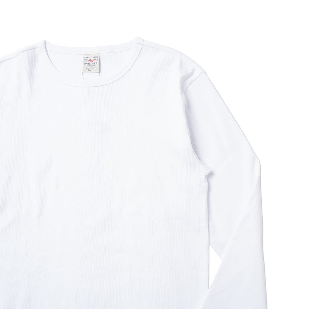 AVIREX アヴィレックス 長袖 Tシャツ "AVI LS DAILY TRECO CREW-NECK TEE" 783-4930019(6153481)