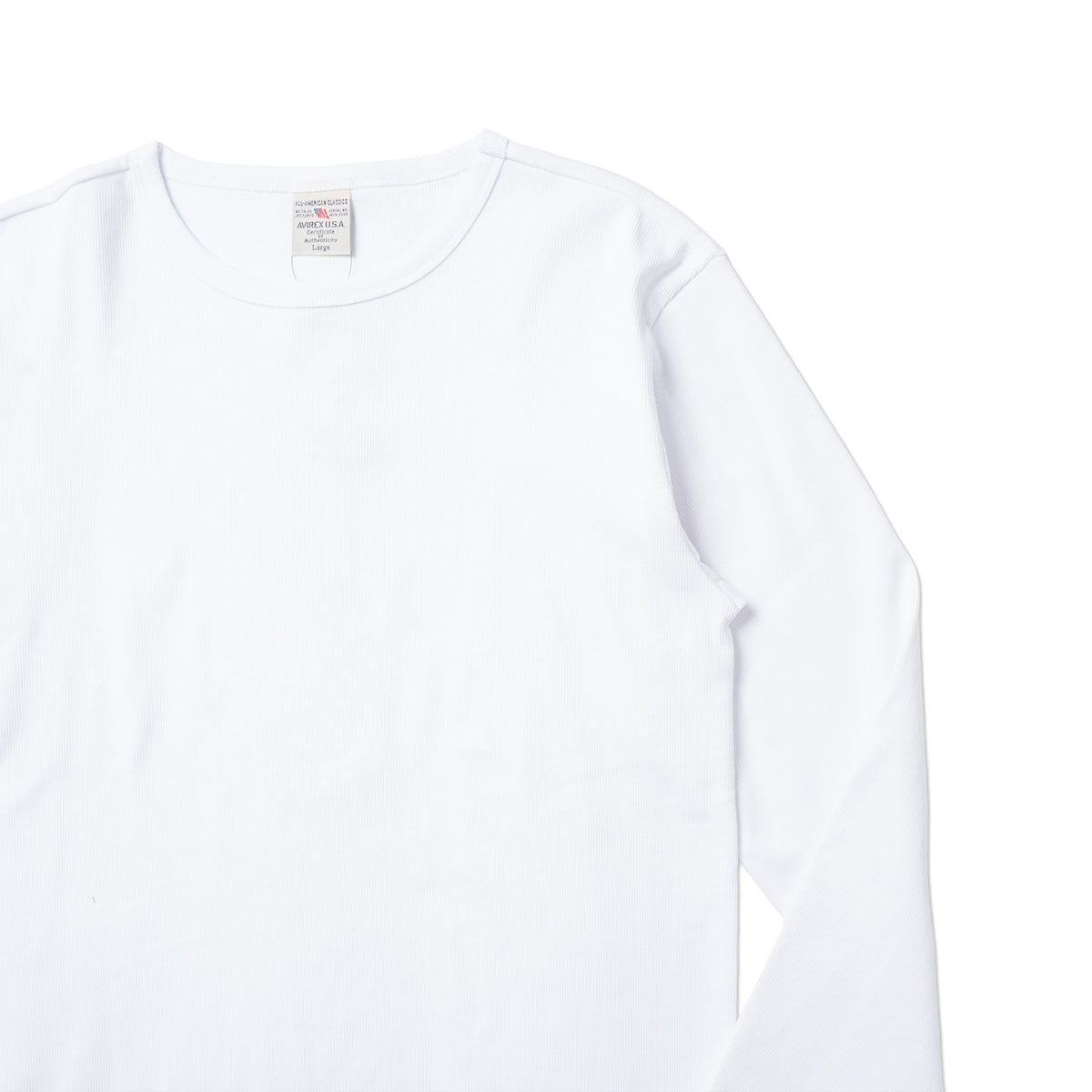 AVIREX アヴィレックス 長袖 Tシャツ "AVI LS DAILY TRECO CREW-NECK TEE" 783-4930019(6153481)
