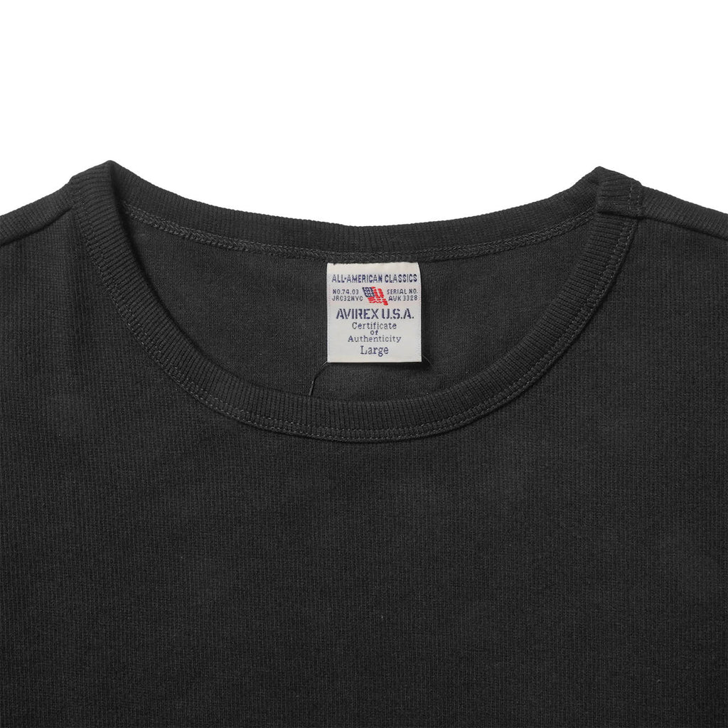 AVIREX アヴィレックス 長袖 Tシャツ "AVI LS DAILY TRECO CREW-NECK TEE" 783-4930019(6153481)