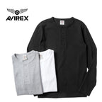 AVIREX アヴィレックス 長袖 Tシャツ "DAILY HENLY NECK LS" 783-4930020(6153482)