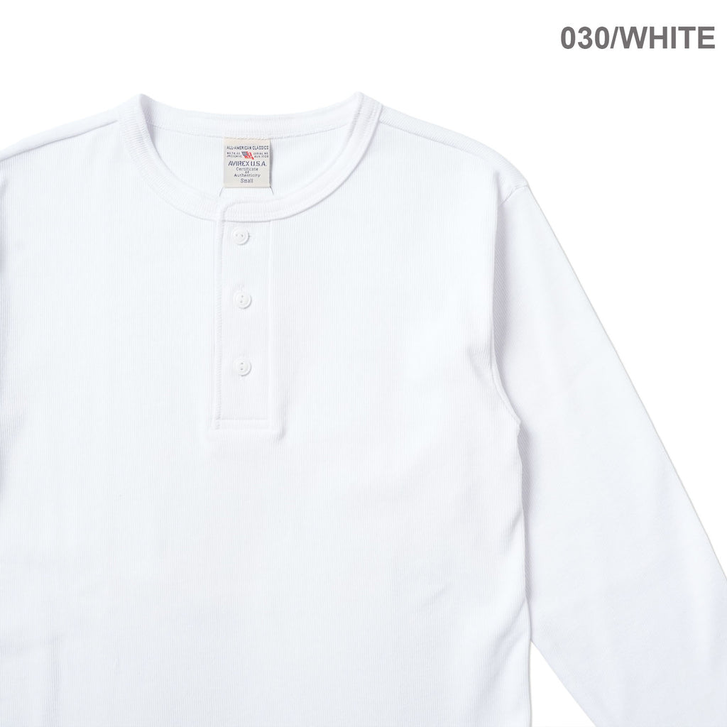 AVIREX アヴィレックス 長袖 Tシャツ "DAILY HENLY NECK LS" 783-4930020(6153482)