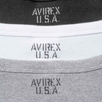 AVIREX アヴィレックス 長袖 Tシャツ "DAILY HENLY NECK LS" 783-4930020(6153482)