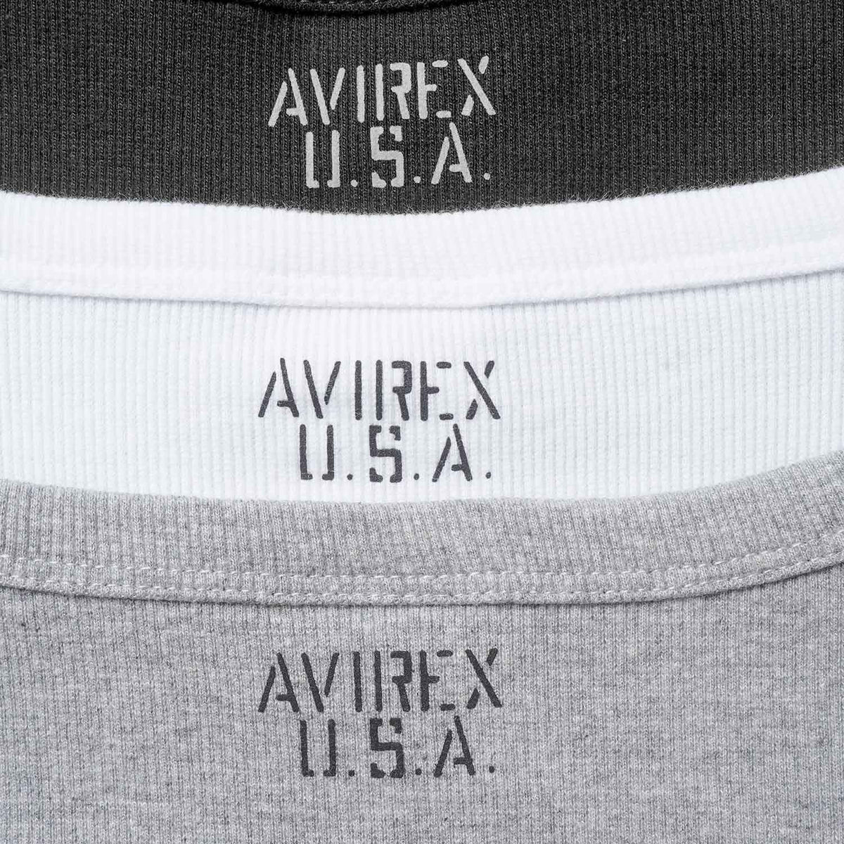 AVIREX アヴィレックス 長袖 Tシャツ "DAILY HENLY NECK LS" 783-4930020(6153482)