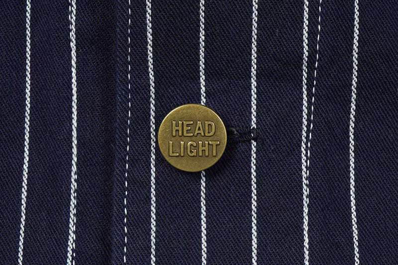 HEADLIGHT ヘッドライト ジャケット "8oz. SPECIAL WOVEN STRIPE DENIM WORK COAT" HD15647