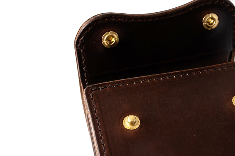 chapllin チャップリン ミニウォレット クロムエクセルレザー CPW-FLAP-XSCEX【BROWN】