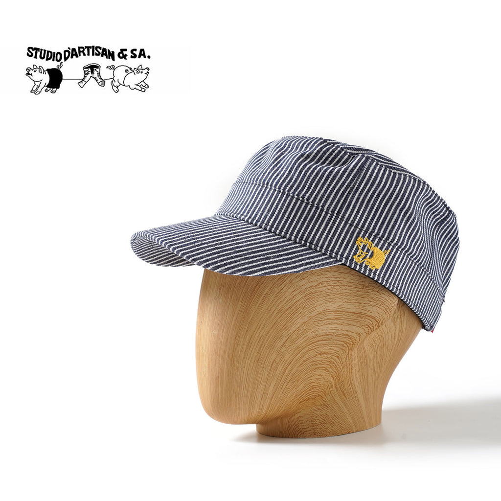STUDIO D'ARTISAN ステュディオ・ダルチザン キャップ "Hickory Work Cap" 7222H