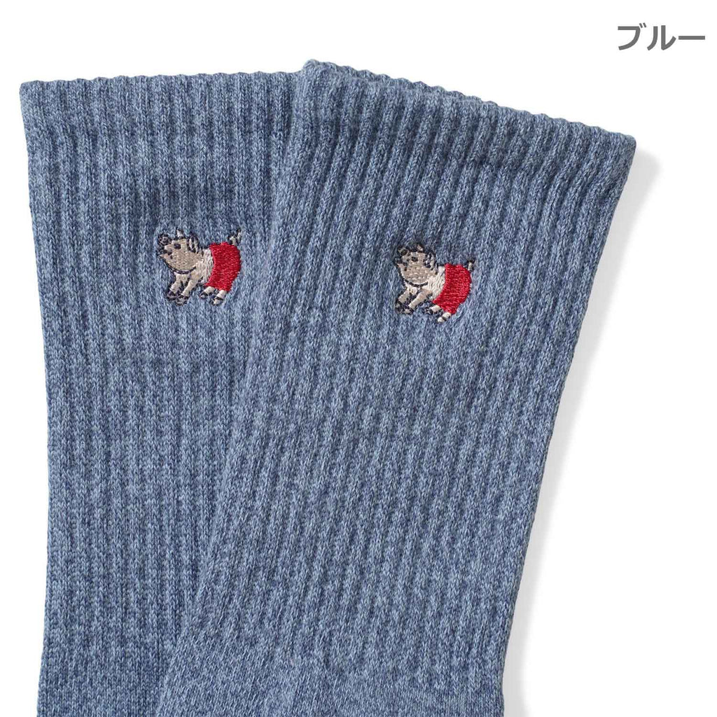 STUDIO D'ARTISAN ステュディオ・ダルチザン 靴下 “ロングソックス” 7305