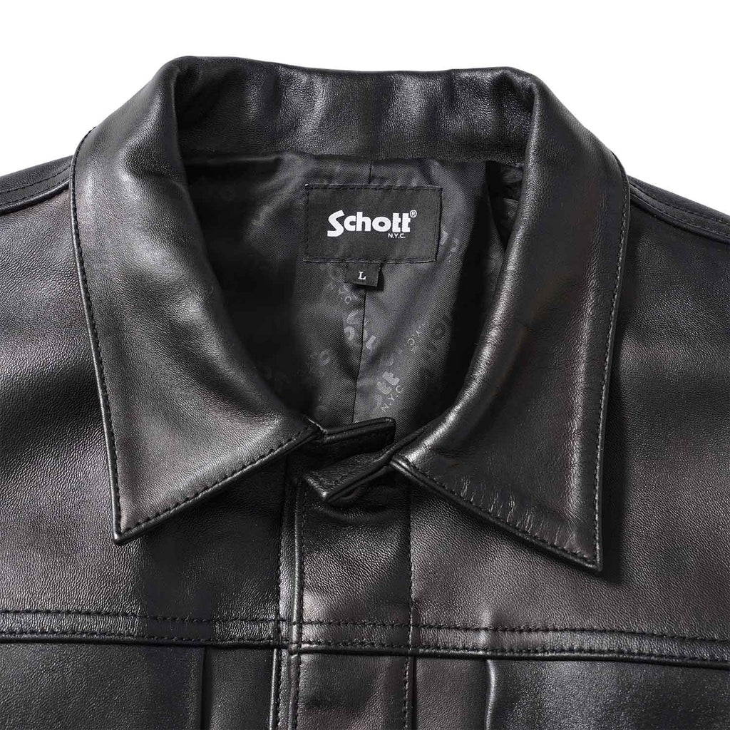Schott ショット シープレザー Gジャン "SHEEP LEATHER 1st TRACKER JACKET" 782-5950015