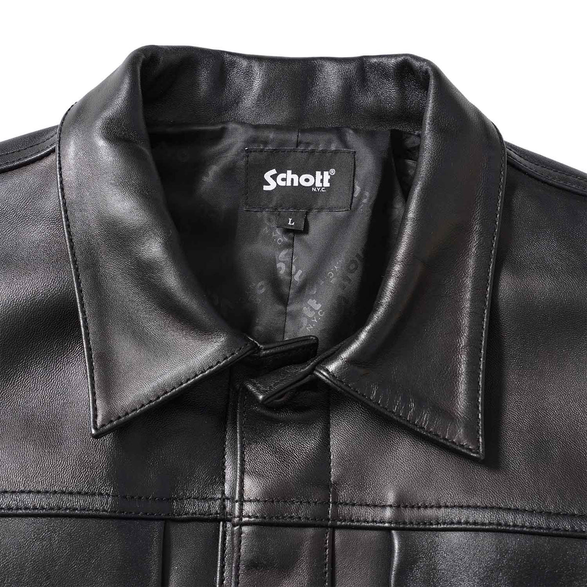 Schott ショット シープレザー Gジャン "SHEEP LEATHER 1st TRACKER JACKET" 782-5950015
