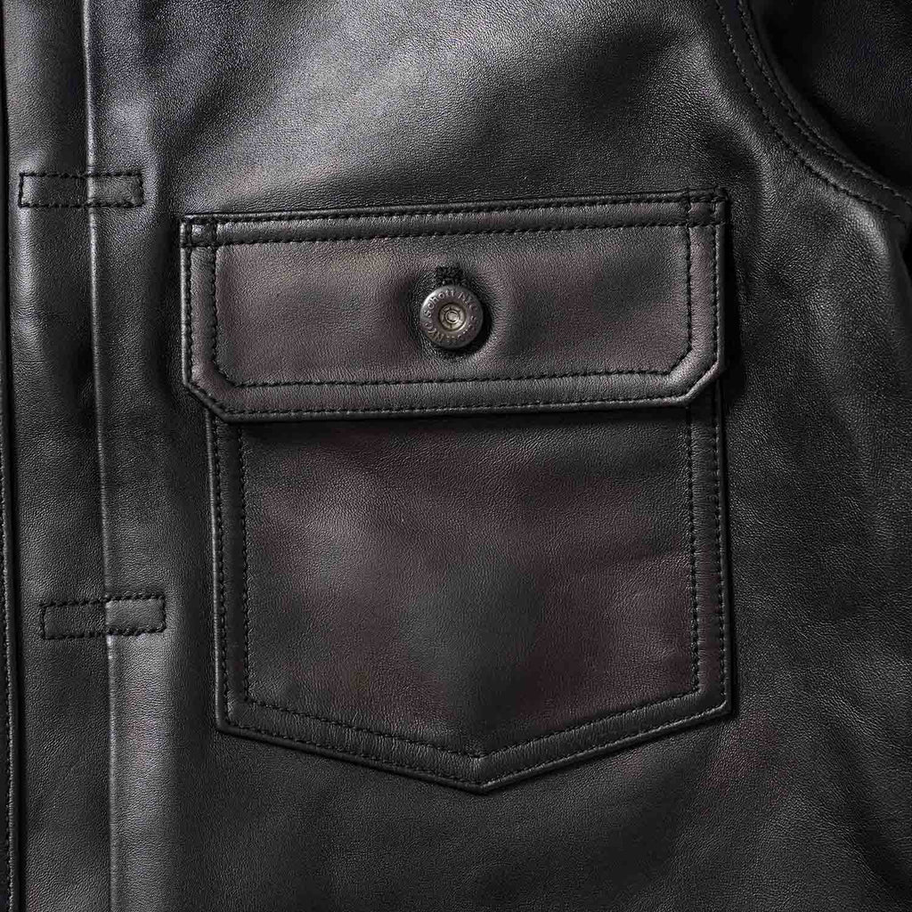 Schott ショット シープレザー Gジャン "SHEEP LEATHER 1st TRACKER JACKET" 782-5950015