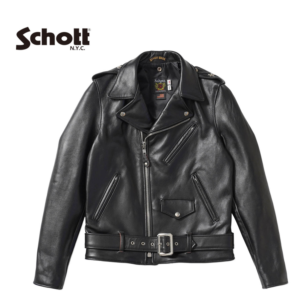 Schott ショット レザージャケット "217US SHEEP ONESTAR” 782-5950020 (7646)