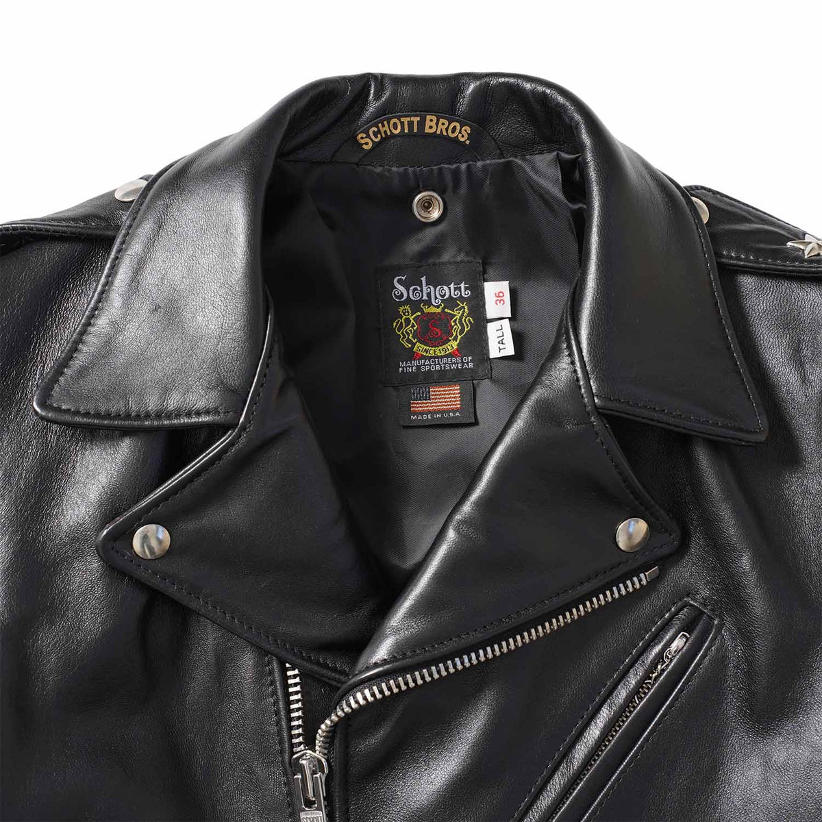 Schott ショット レザージャケット "217US SHEEP ONESTAR” 782-5950020 (7646)