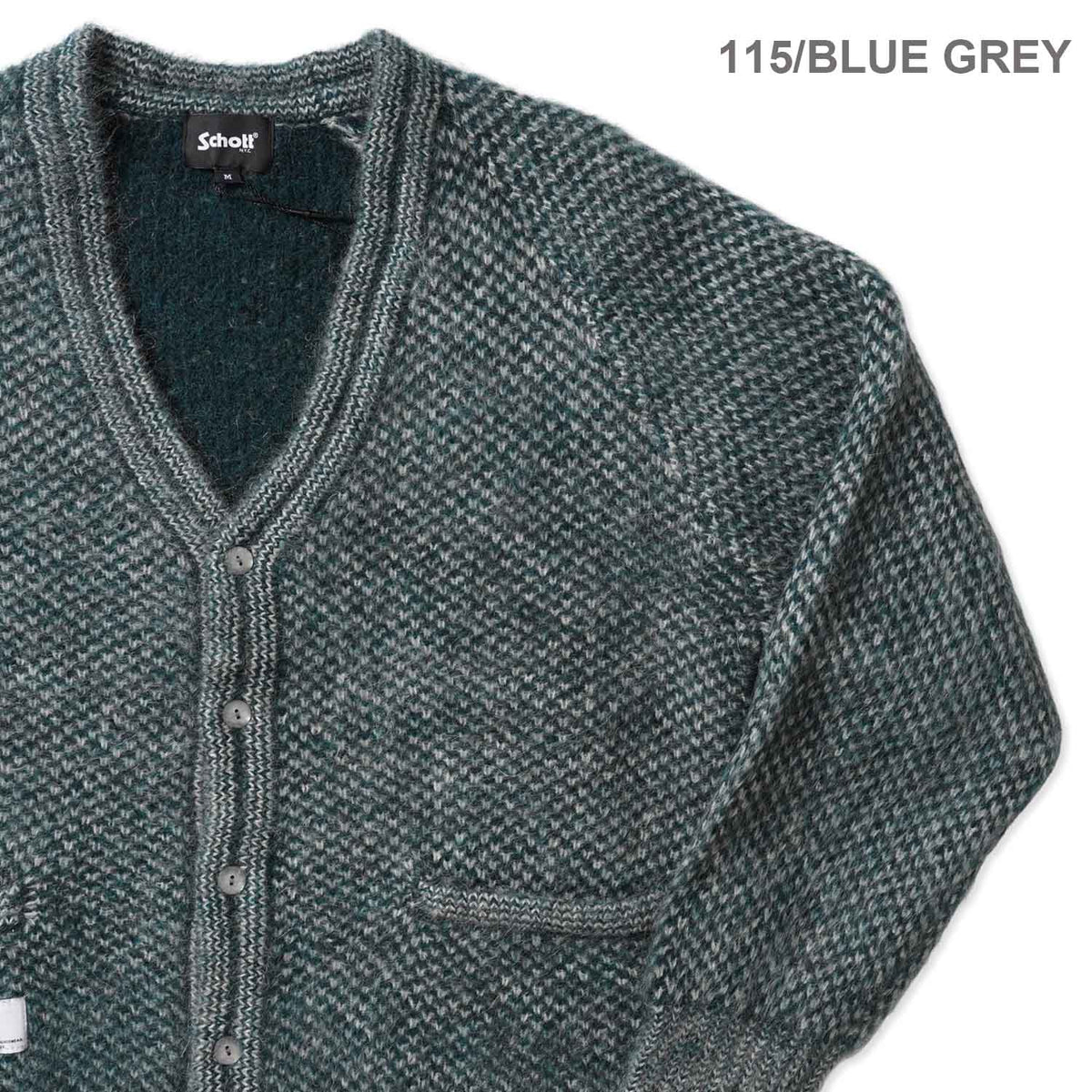 Schott ショット モヘア ニット カーディガン "MOHAIR KNIT CARDIGAN" 782-6240010