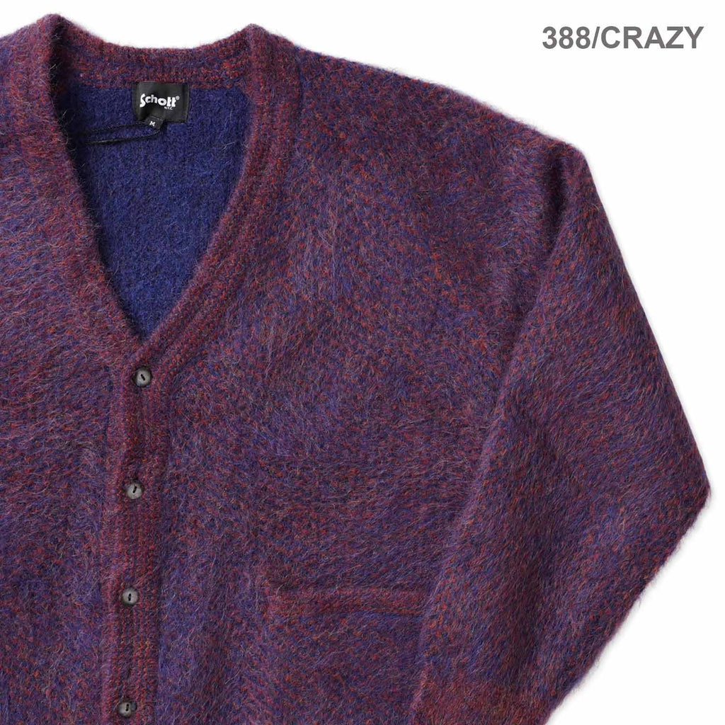 Schott ショット モヘア ニット カーディガン "MOHAIR KNIT CARDIGAN" 782-6240010
