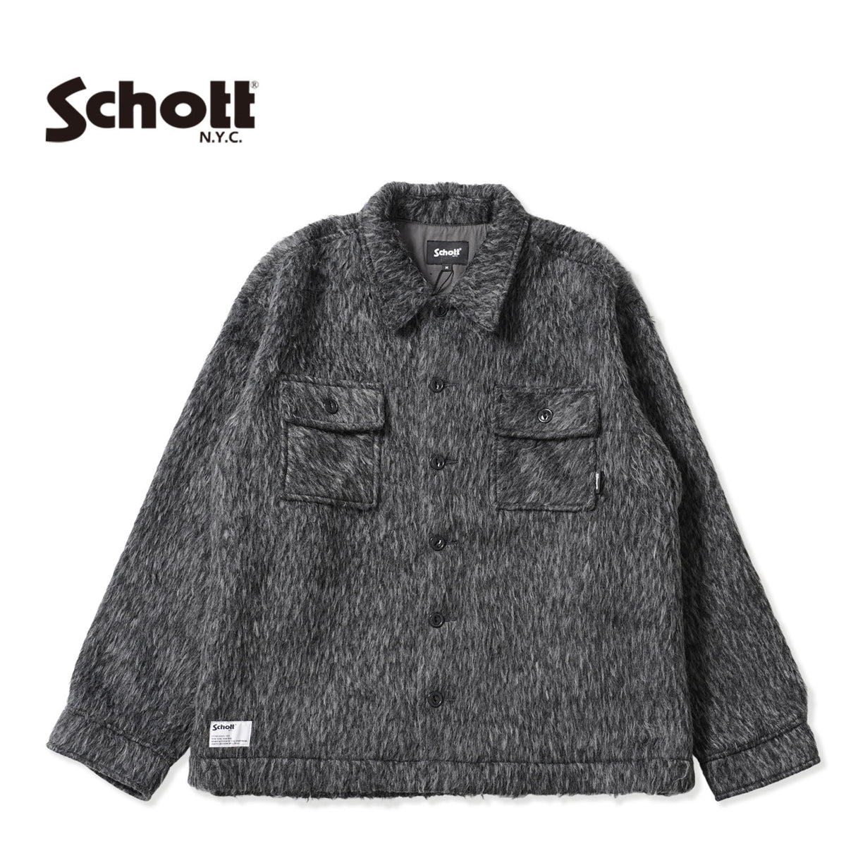 Schott ショット シャギー プレイド ジャケット "SHAGGY PLAID JKT" 782-6252017