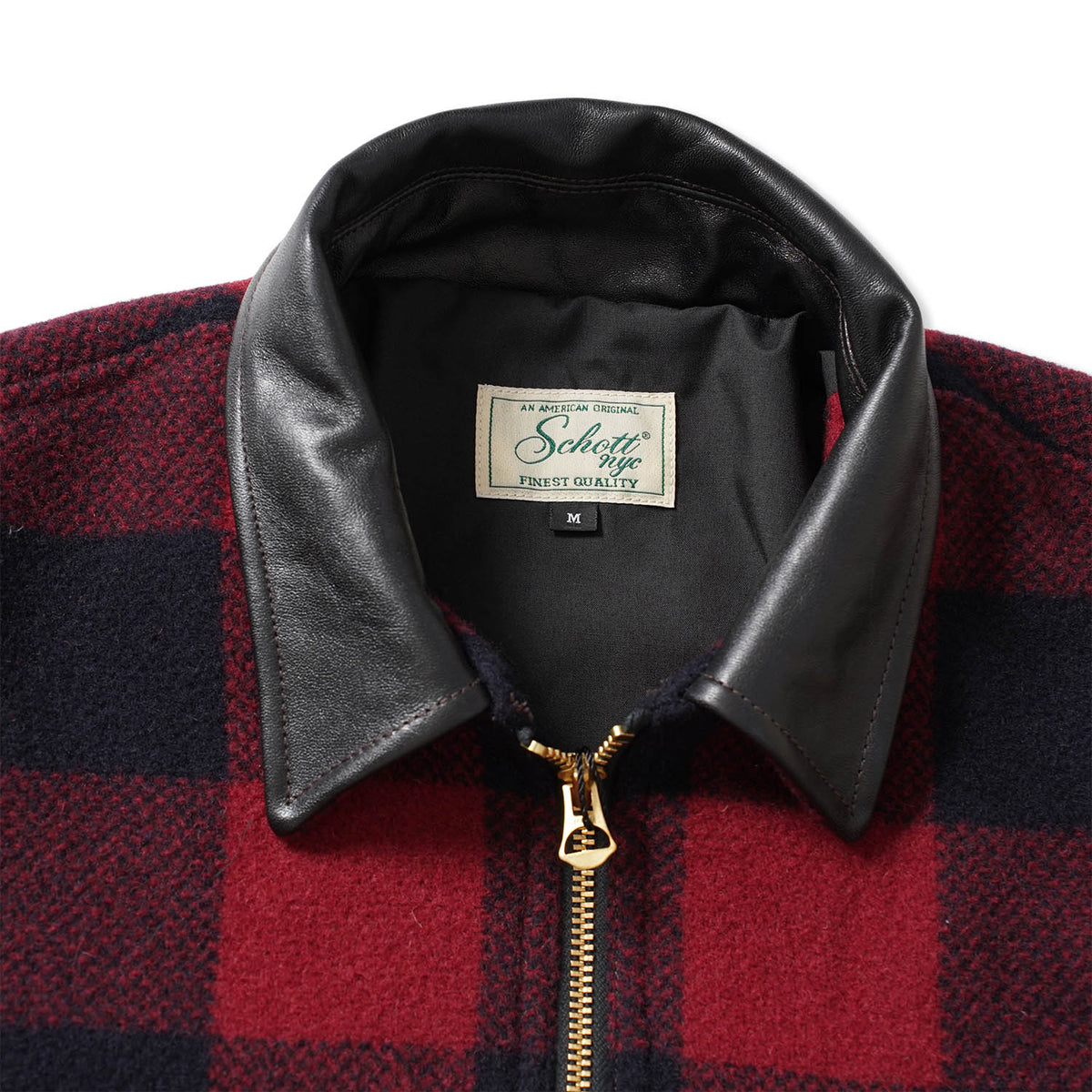 Schott ショット バッファロー レザー コンビ ジャケット "BUFFALO LEATHER COMBINATION JKT" 782-6252021