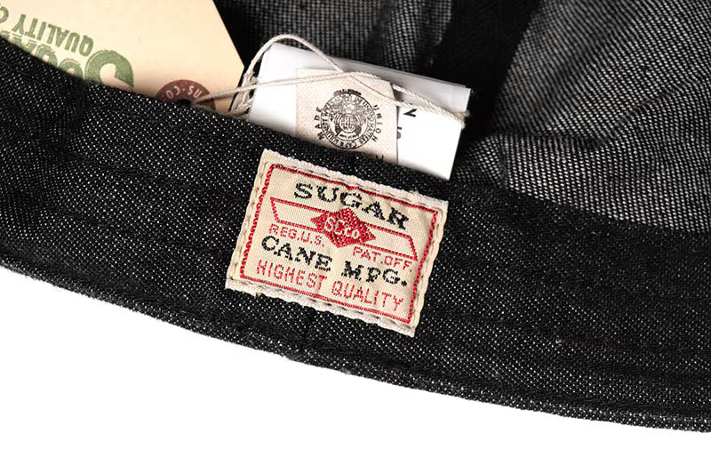 SUGAR CANE シュガーケーン 帽子 キャップ "10oz. DENIM APPLEJACK CAP" SC02705