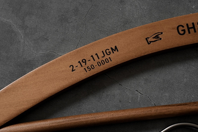 【別注】 GLAD HAND グラッドハンド ろーぐす別注 ハンガー "ADVERTISING WOODEN HANGER" GLAD-HANGER