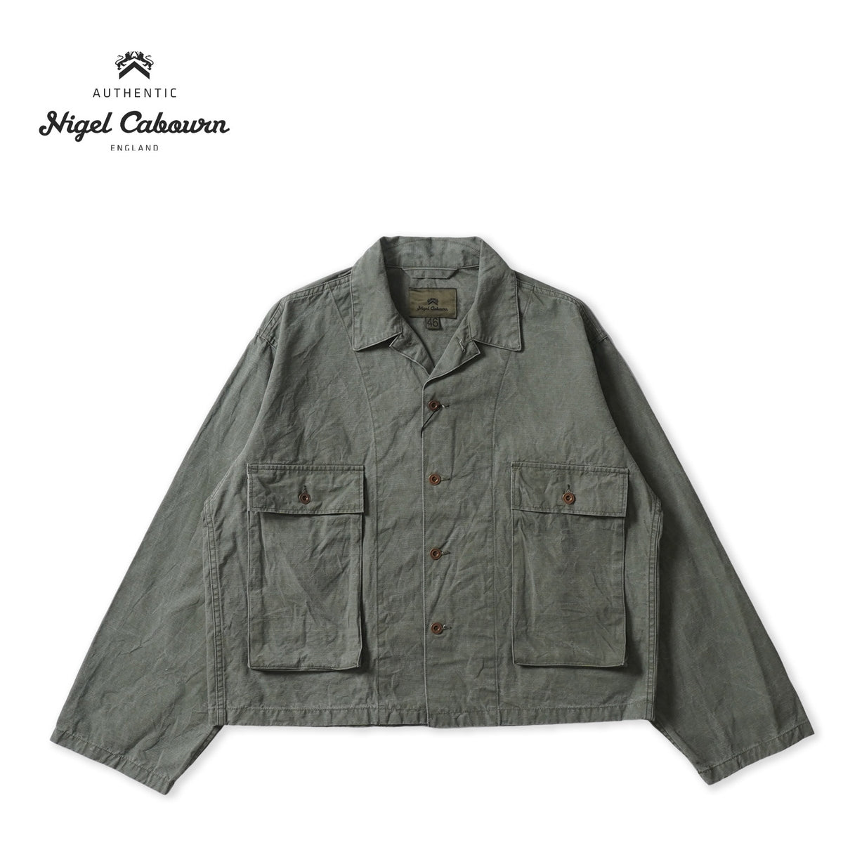 Nigel Cabourn ナイジェルケーボン ジャケット “40s FIELD SH RIPSTOP PIGMENT” 80530010011