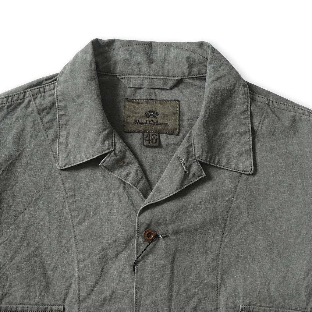 Nigel Cabourn ナイジェルケーボン ジャケット “40s FIELD SH RIPSTOP PIGMENT” 80530010011