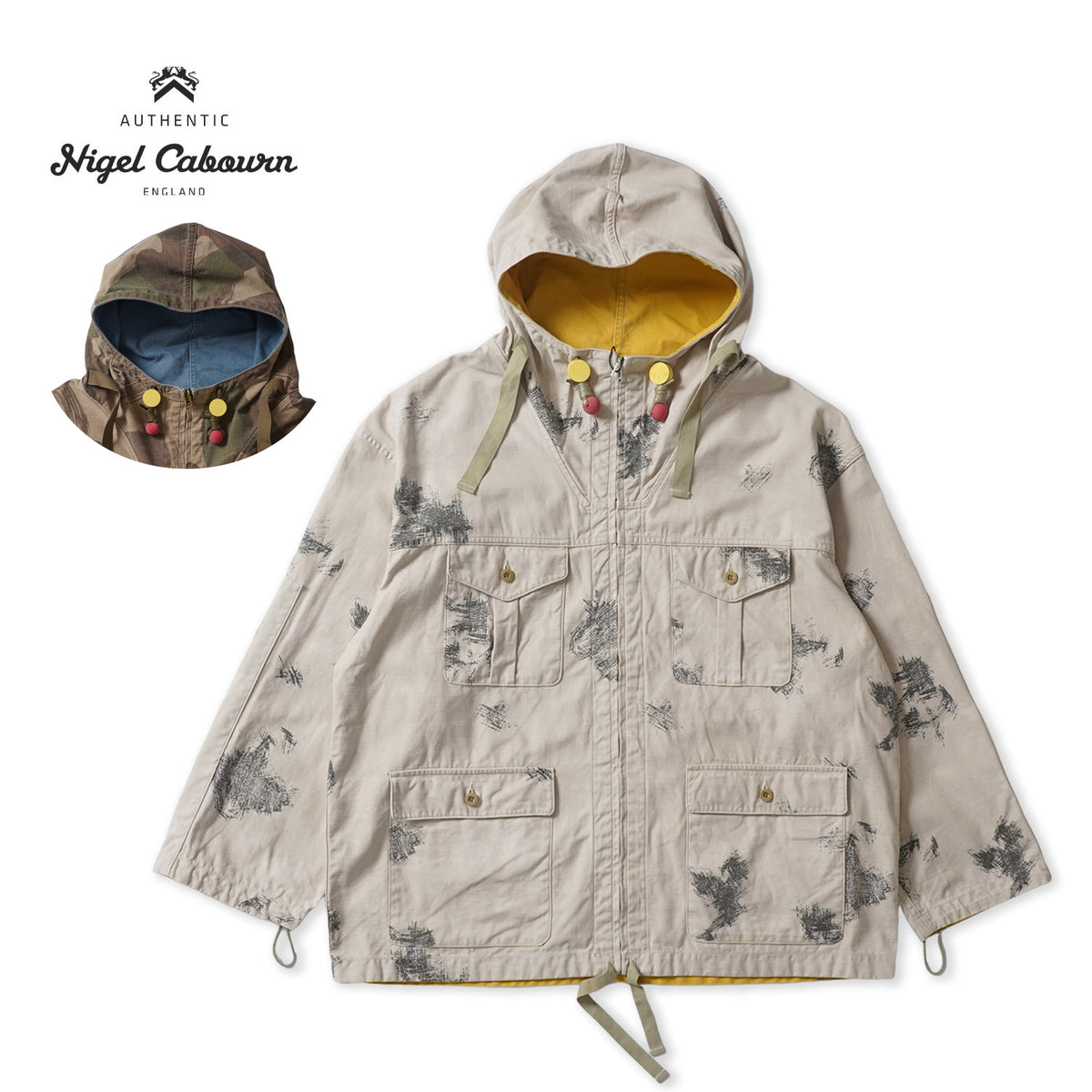 Nigel Cabourn ナイジェルケーボン ジャケット “40s FIELD PARKA FADE CAMO” 80530030004