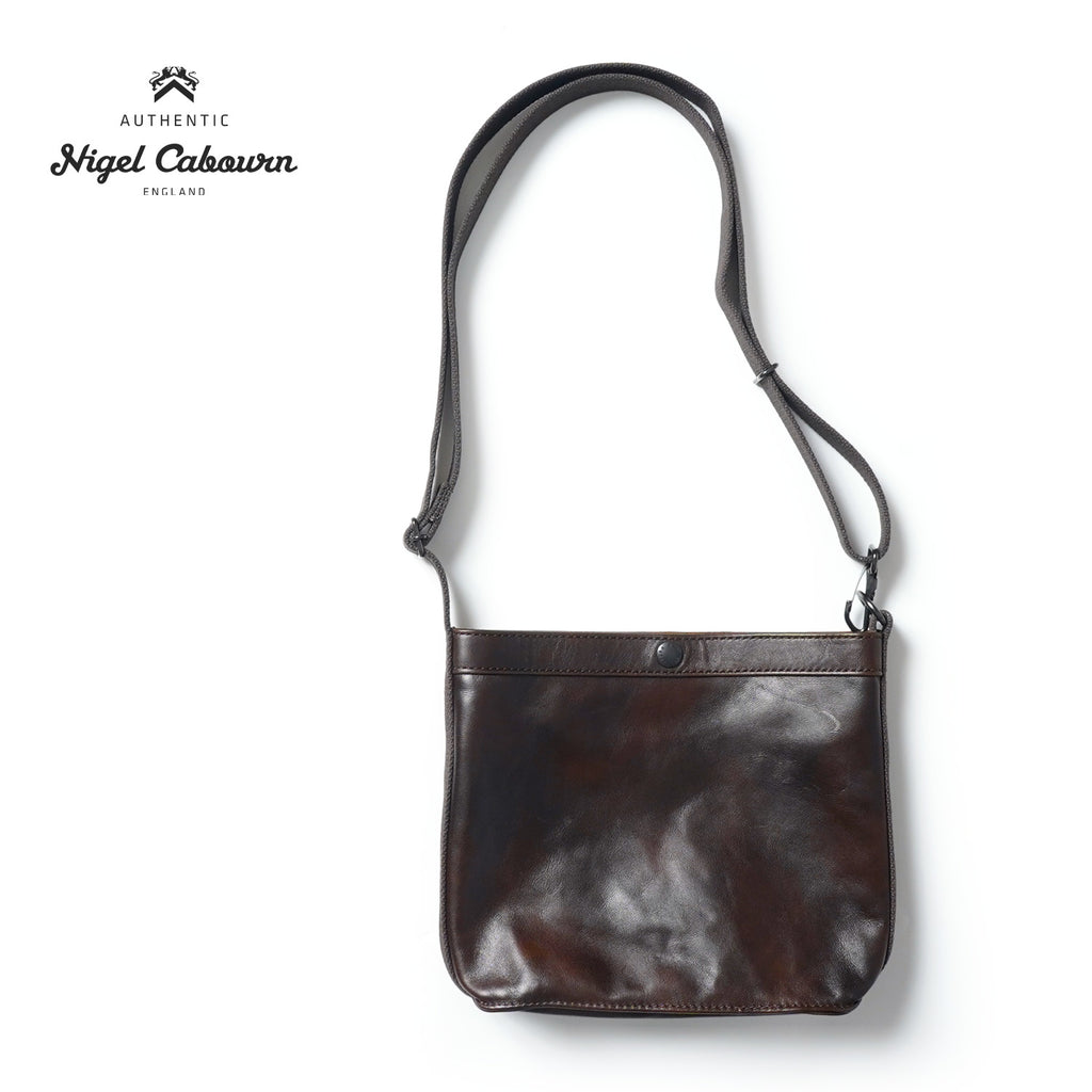 Nigel Cabourn ナイジェルケーボン ショルダーバッグ “MAGAZINE BAG HORSEHIDE” 80530061027