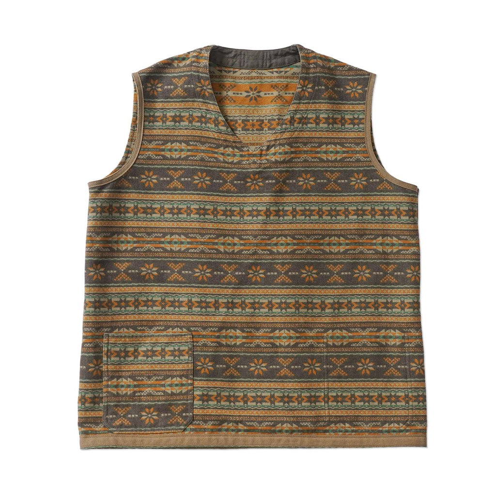 Nigel Cabourn ナイジェルケーボン プルオーバーベスト "PULLOVER VEST FAIR ISLE REV" 80530070009