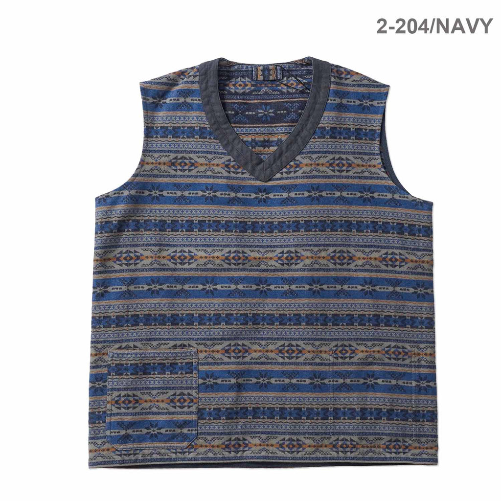 Nigel Cabourn ナイジェルケーボン プルオーバーベスト "PULLOVER VEST FAIR ISLE REV" 80530070009