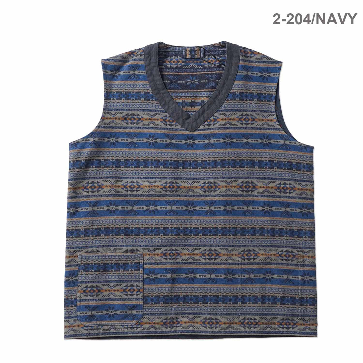 Nigel Cabourn ナイジェルケーボン プルオーバーベスト "PULLOVER VEST FAIR ISLE REV" 80530070009