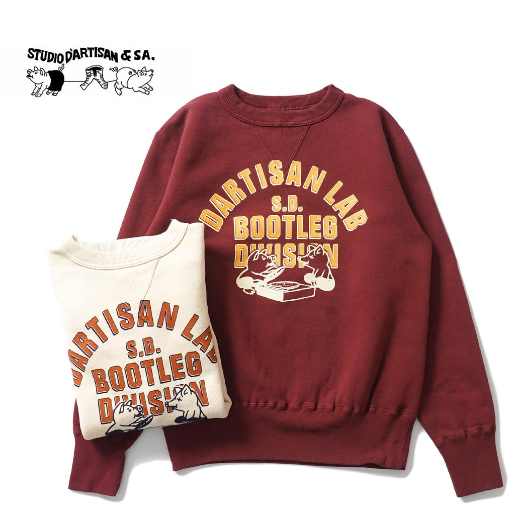 STUDIO D'ARTISAN ステュディオ・ダルチザン スウェット・トレーナー "丸胴プリントトレーナー" 8225A