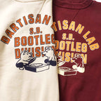 STUDIO D'ARTISAN ステュディオ・ダルチザン スウェット・トレーナー "丸胴プリントトレーナー" 8225A