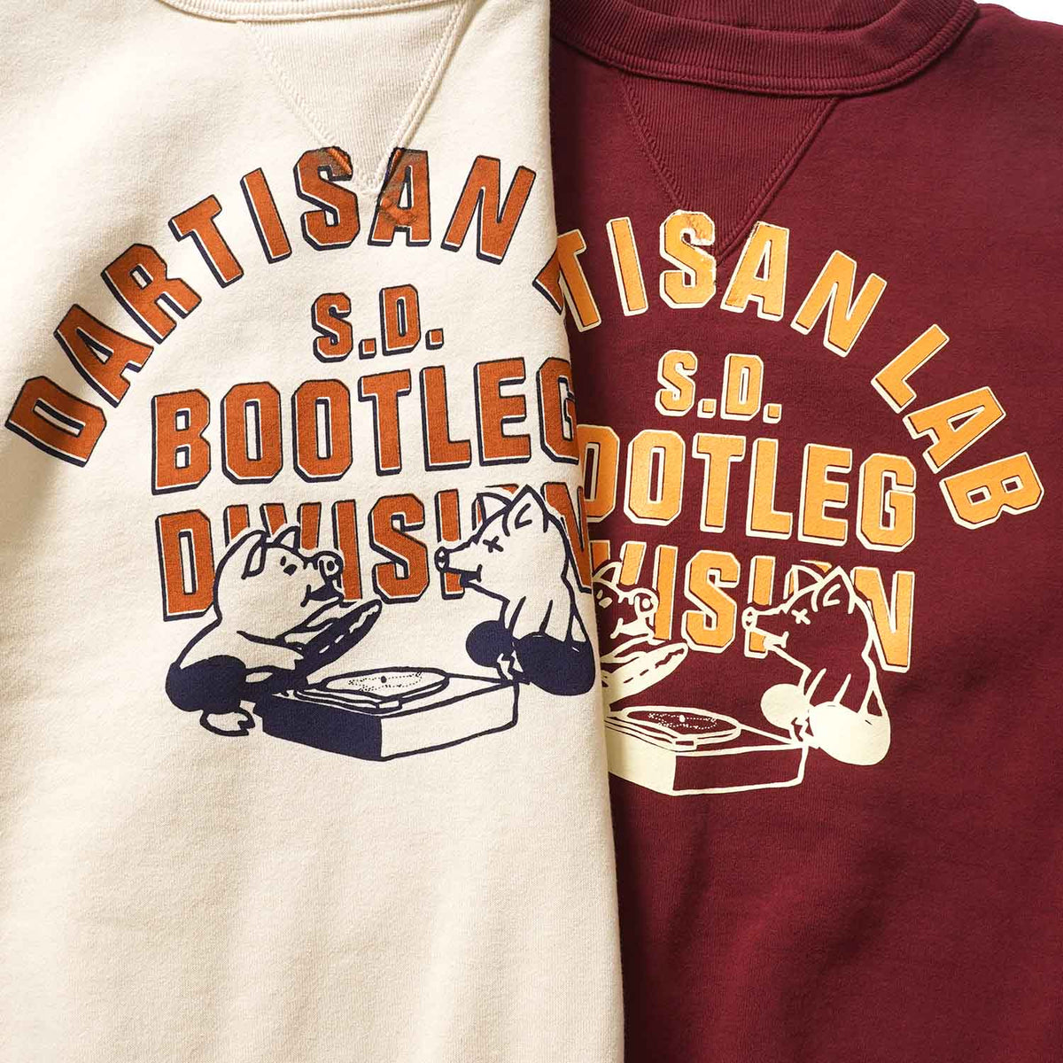 STUDIO D'ARTISAN ステュディオ・ダルチザン スウェット・トレーナー "丸胴プリントトレーナー" 8225A
