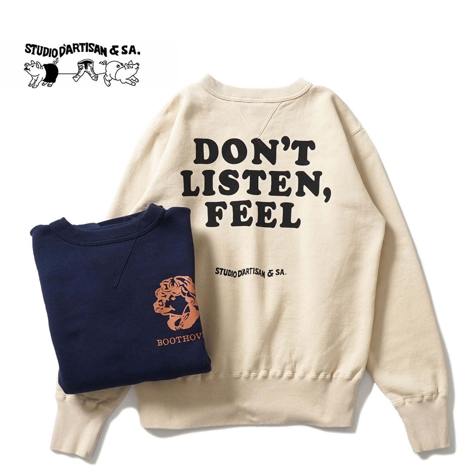 STUDIO D'ARTISAN ステュディオ・ダルチザン スウェット・トレーナー