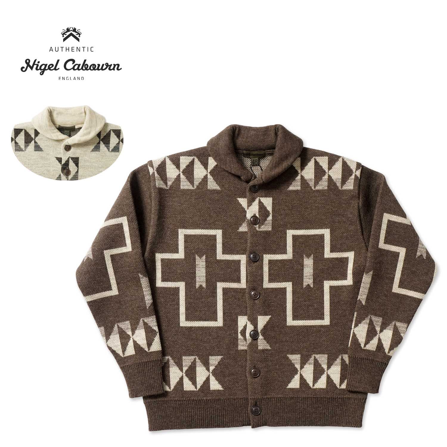 Nigel Cabourn ナイジェルケーボン ニット カーディガン “TRIBAL