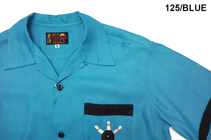 TAILOR TOYO テーラー東洋　半袖 シャツ　SUKA BOWLING SHIRT “CPO CLUB” TT39103