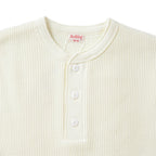 Healthknit ヘルスニット 長袖 Tシャツ "スーパーヘビーワッフル ヘンリーネック長袖Tシャツ" 990