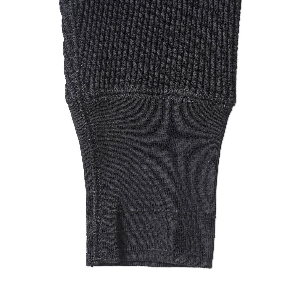 Healthknit ヘルスニット 長袖 Tシャツ "スーパーヘビーワッフル ヘンリーネック長袖Tシャツ" 990